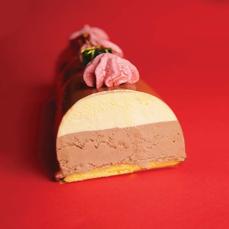 Buche vanille / Chocolat