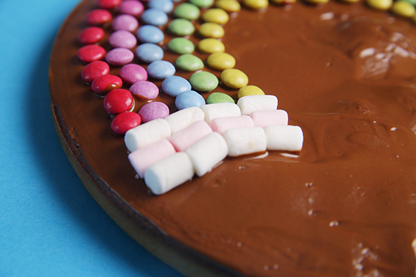 gâteau au chocolat Arc en ciel gâteau au chocolat Arc en ciel